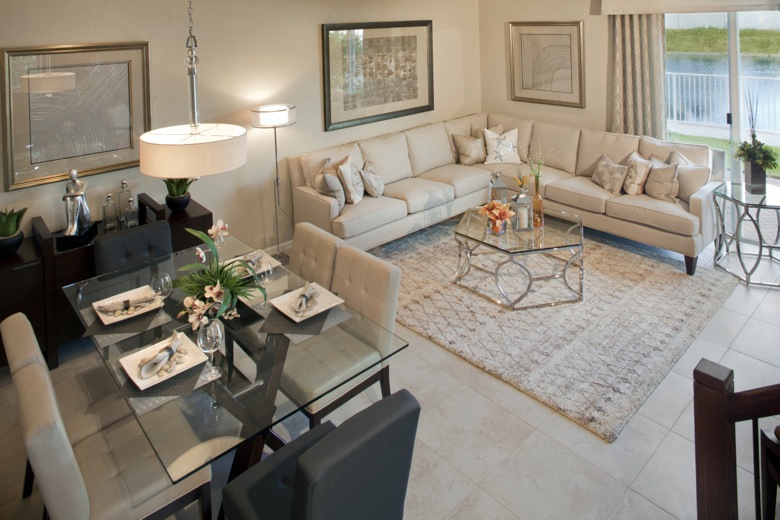Colony Reserve Living and Dining Rooms.